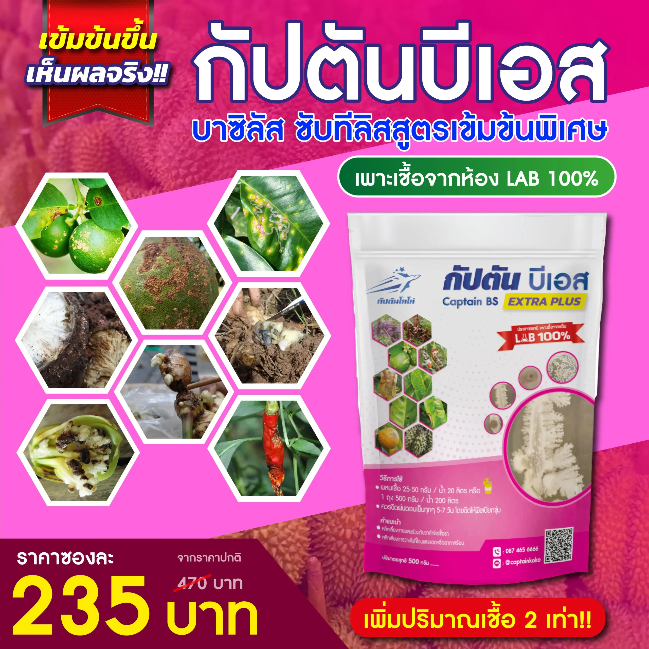 บีเอส กัปตัน บีเอส ขนาด 500 กรัม