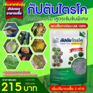 กัปตัน ไตรโค<br>ไตรโคเดอร์มา 500 กรัม เชื้อผงพร้อมใช้